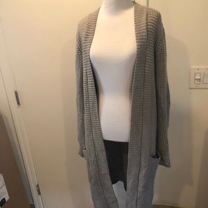 Adrienne Vittadini Knee Length Cardigan Sweater